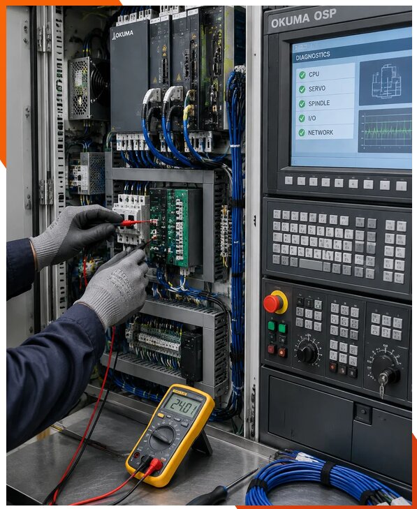 Ремонт систем ЧПУ Okuma OSP в Лыткарине